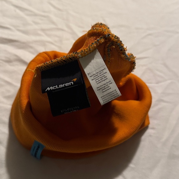 New Era Orange and Blue Men's Beanie - Picture 4 of 4
